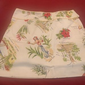 J crew size 6 tropical skirt